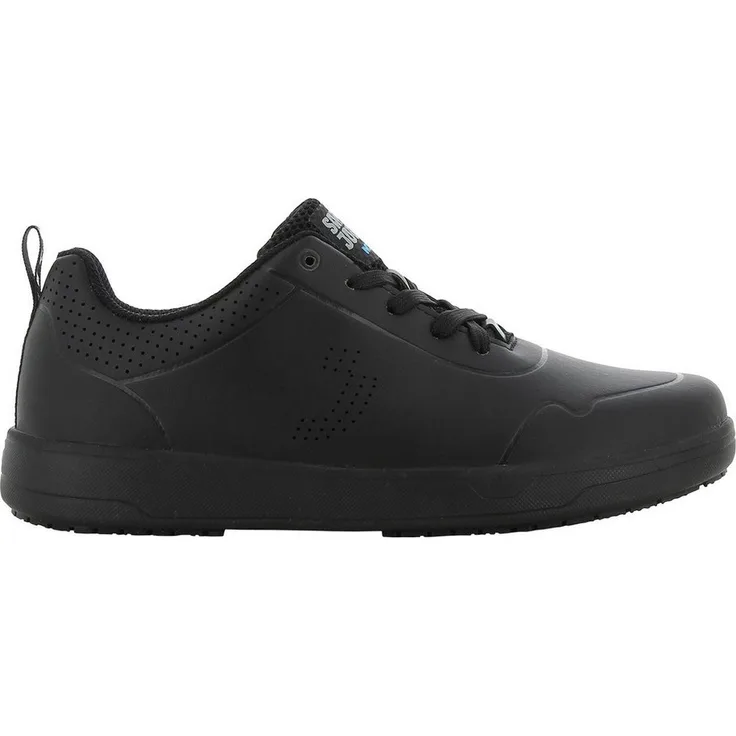 Safety Jogger Works Elis O2, Berufsschuh mit metallfreier, rutschfester SR-Laufsohle, atmungsaktiv und leichtgewichtig, schwarz