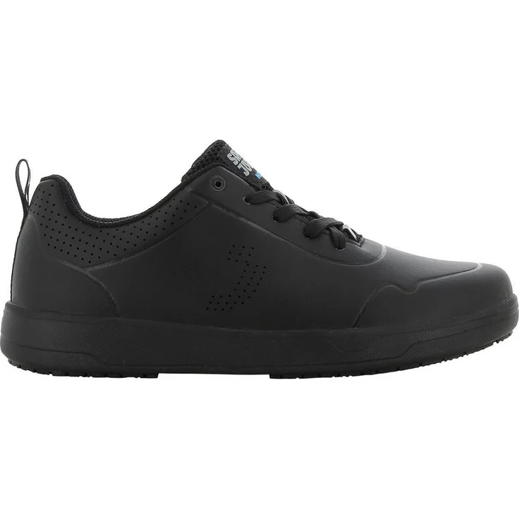 Safety Jogger Works Elis O2, Berufsschuh mit metallfreier, rutschfester SR-Laufsohle, atmungsaktiv und leichtgewichtig, schwarz
