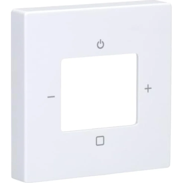 Busch-Jaeger Busch-art linear Radio-Abdeckplatte, Weiß, intuitive Steuerung für DAB+, BTconnect DAB+ und iNet, einfache Montage mit Schnappbefestigung – Bild 1