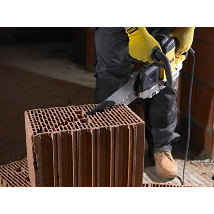DeWalt Alligator- Spezialsägeblätter (Arbeitslänge 430 mm, Zahnmaterial: HM, für einfache Schnitte in Hochlochziegel bis Festigkeitsklasse 20 N- mm²) DT2976 – Bild 4