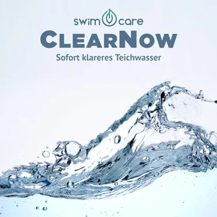 swimcare Teichpflege ClearNow, 1 Liter für sofort klareres Teichwasser, effektive Ausflockung von Schwebealgen – Bild 3