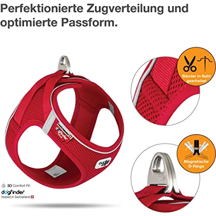 Curli Vest Harness Clasp Air-Mesh – Bild 2