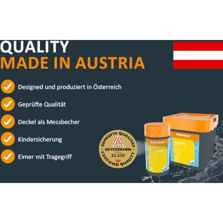 Steinbach Poolchemie pH plus Granulat, 1 kg, pH-Regulierung, 0753201TD08 – Bild 6