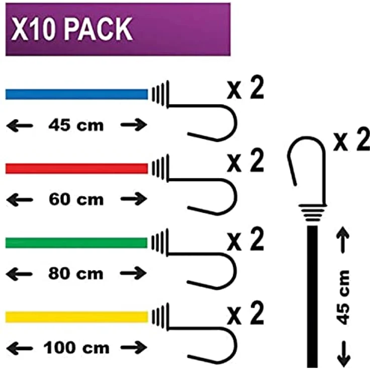  Master Lock Gummispannseil 10 Stück Plastikgestell 3043EURDAT – Bild 4