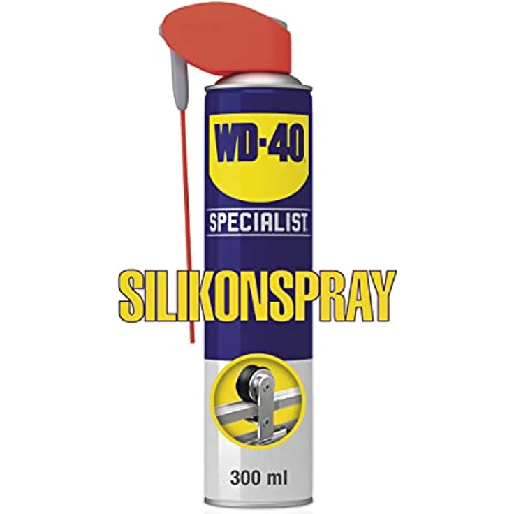 WD-40 Silikonspray 'Specialist', farbloses Hochleistungs-Silikonspray, 300 ml, wasserabweisend und feuchtigkeitsgeschützt, geeignet für Metall, Kunststoff und Gummi – Bild 2