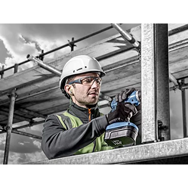 Uvex uvex9194175 i-works Schutzbrille, blau-klar – Bild 6