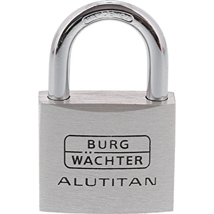 BURG-WÄCHTER Zylinder-Vorhangschloss, 6,5 mm Bügelstärke, Alutitan 770 40 SB, 40 mm – Bild 2
