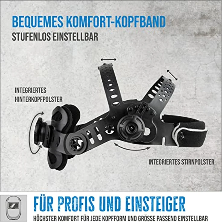 GÜDE Schweißhelm Schweißschild Schweißmaske automatisch GSH 180-TC-2 Modell2021 – Bild 5