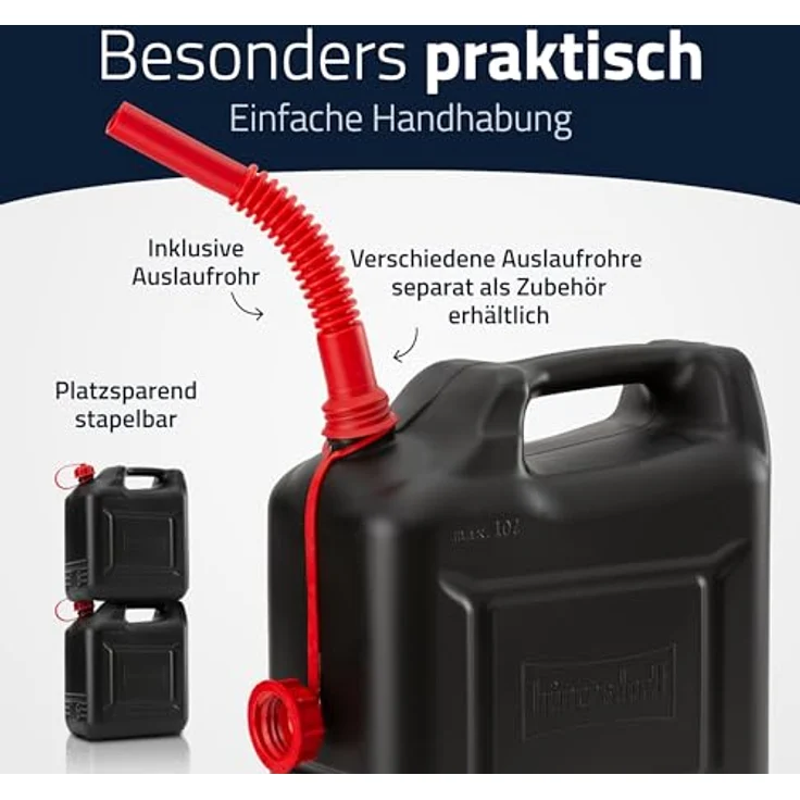 HÜNERSDORFF Benzinkanister 10 Liter – Bild 8