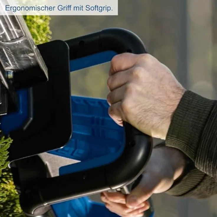 Scheppach Akku-Heckenschere BC-HT720-X, 650 mm Schnittlänge, Brushless Motor, 2x 20V Akkus inkl. Zubehör und Doppelladegerät – Bild 7
