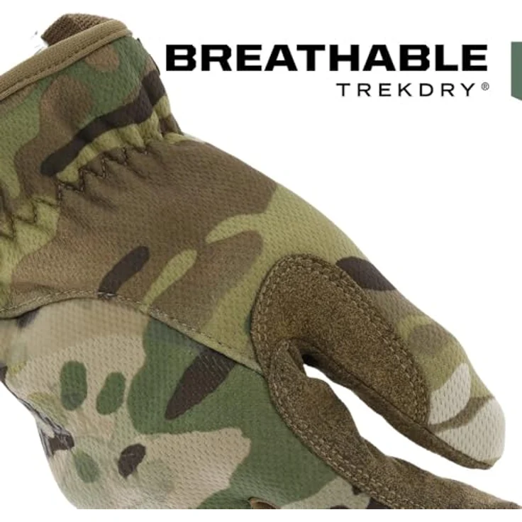 Mechanix Wear Multicam Fastfit Taktische Einsatzhandschuhe, touch-fähig, atmungsaktiv, Kunstleder, Multicam, XXL – Bild 3