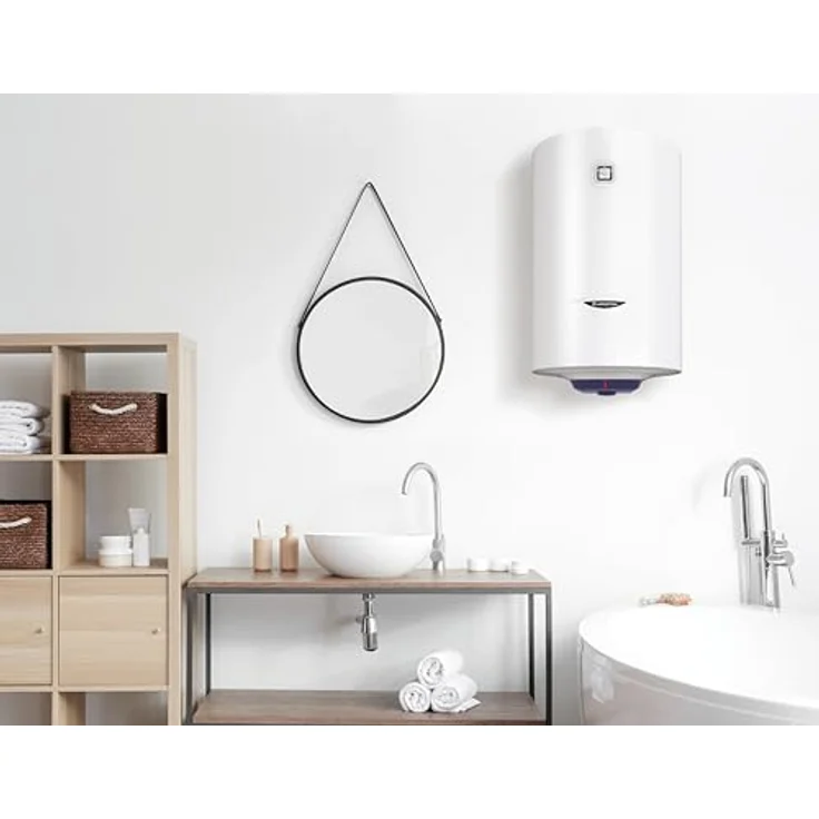Ariston Elektro-Warmwasserbereiter Blu1 R, 80 Liter, 1,5 kW, Wasserplus Technologie, vertikale Temperatureinstellung, Made in Italy – Bild 2