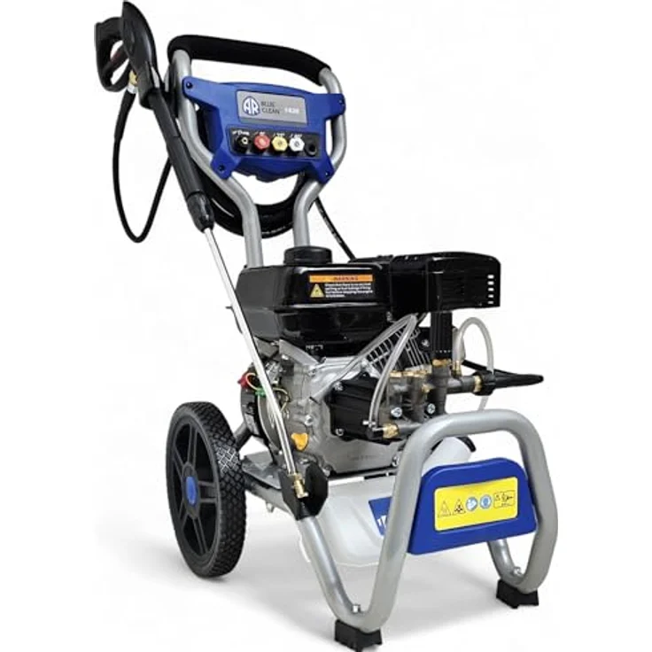 ANNOVI REVERBERI Benzin Hochdruckreiniger Dampfstrahler, max. 200 bar, 6,5 PS Motor, 196 CCM, 5 Düsen, Fördermenge 11 L/min – Bild 9