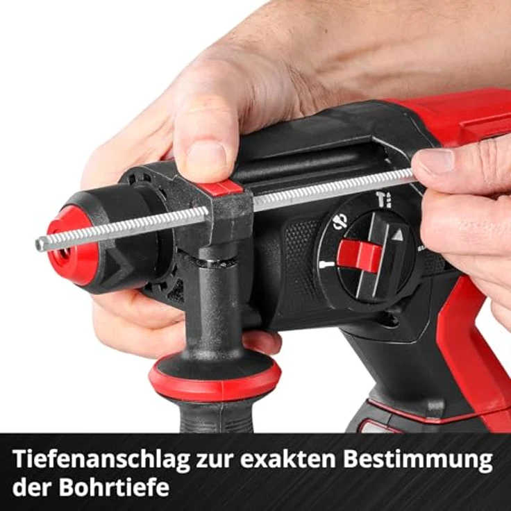 Einhell Akku-Bohrhammer TP-HD 18/22 D Li BL-Solo, Profi-Gerät mit Brushless Motor – Bild 6