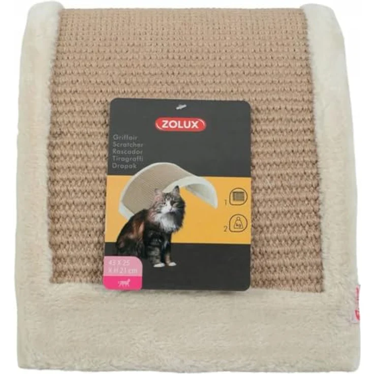 Zolux Kratzbrett Brücke, Beige, zum Hinstellen - Hanf; Polyester - 504044BEI – Bild 2