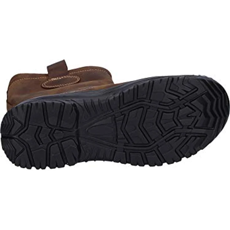 SIXTON MONTANA OUTDRY S3, Sicherheitsschuhe aus gefettetem Wildleder, braun, Gr. 44, mit Thinsulate-Isolierung und rutschfester PU/PU-Sohle – Bild 6
