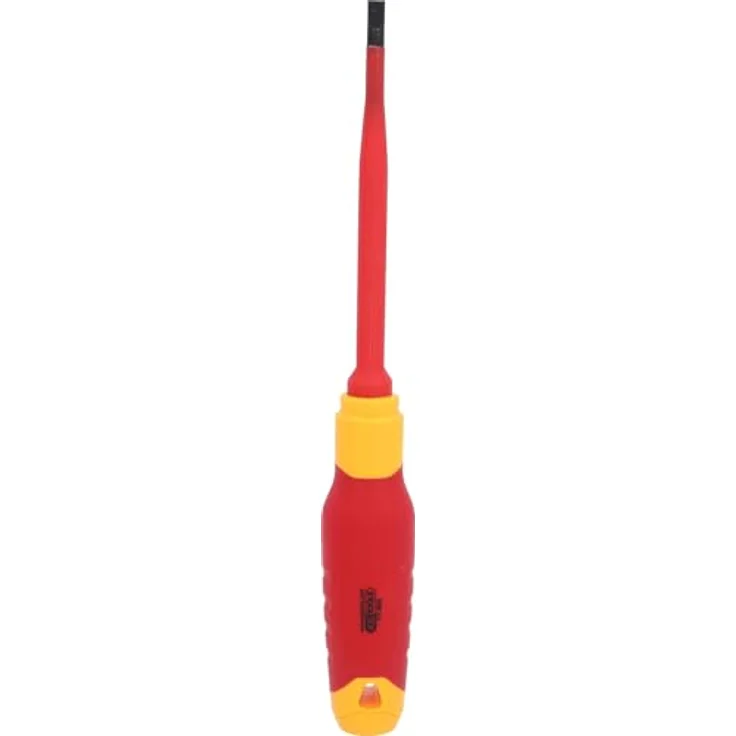 KSTOOLS VDE Schlitz-Schraubendreher 5,5mm, isoliert nach IEC 60900, 2-Komponentengriff, S2-Spezialstahl, brüniert, Gesamtlänge 240mm – Bild 1