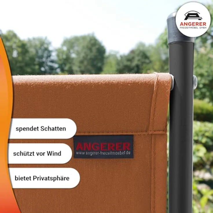 Angerer Paravent 4 tlg. dunkelgrau – Bild 5