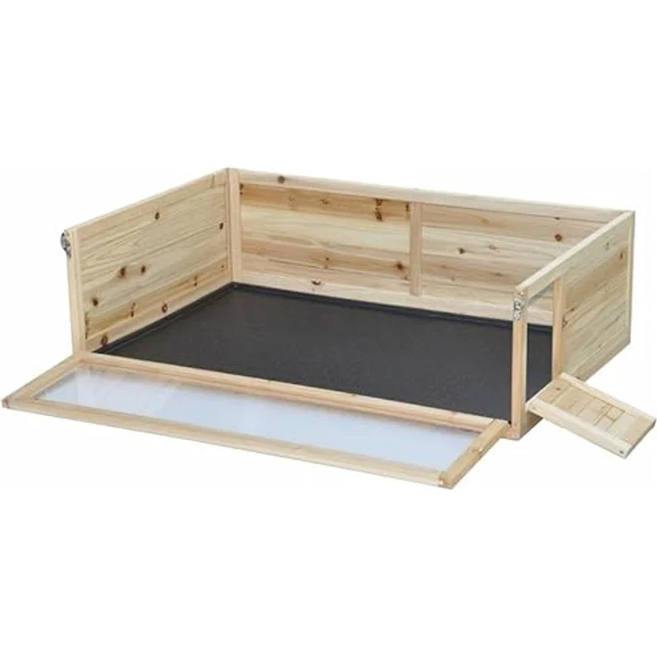 Nanook Indoor Freilaufgehege für Kleintiere, Meerschweinchen, Hamster - Natur - 110x70x30 cm – Bild 5
