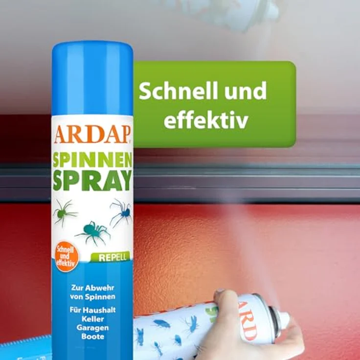 ARDAP Repell Spinnenspray 400ml - Spinnenabwehr - Anti Spinnenspray - Spray gegen Spinnen - Mittel gegen Spinnen - Wirkt schnell & effektiv – Bild 2