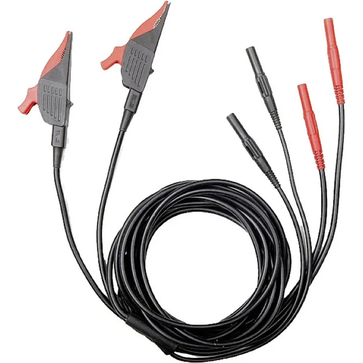 Rigol Spannungsprüfer Rigol KELVINTESTCLIP‐DMM 1 Set, rotes und schwarzes Testkabel, für DM3058, DM3058E, DM3068