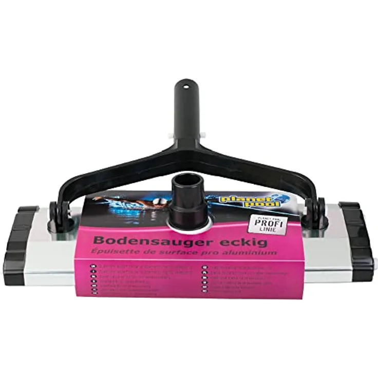 CF Poolbodensauger schwarz, silber, mit Teleskopstange und Sandfilteranlage