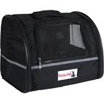 H4L Hundetransporttasche schwarz 38x28x30cm Hundetragetasche Transportbox Hundebox Tasche Hund