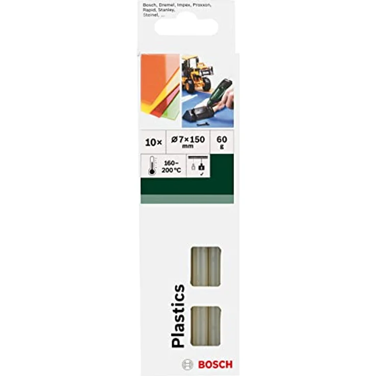 Bosch Klebesticks Plastics (10 Stück, Ø 7 mm) – Bild 3