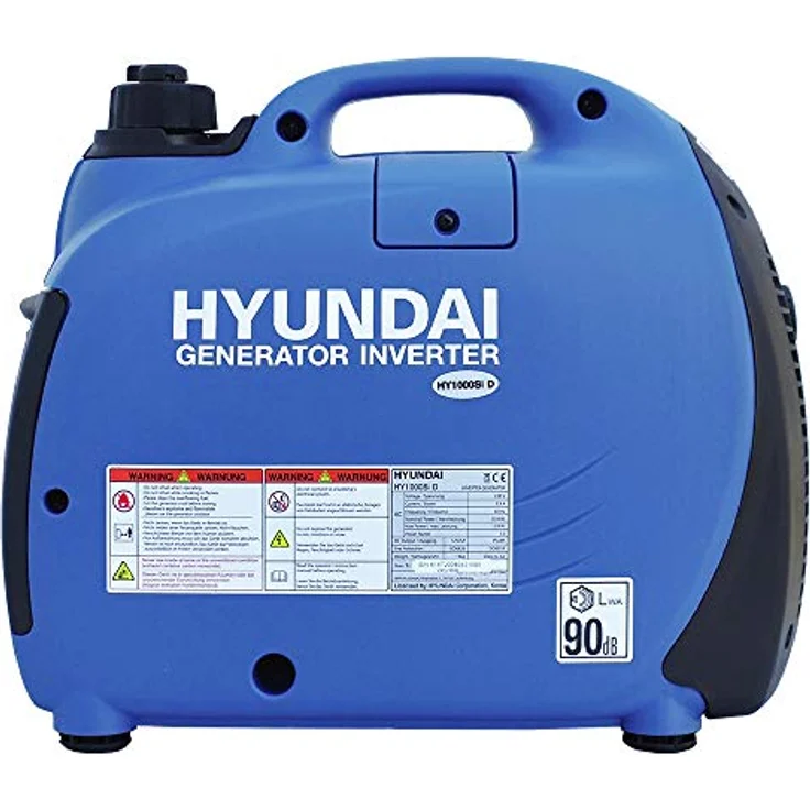 HYUNDAI Inverter-Generator HY1000Si D (Inverter Stromerzeuger, tragbarer Benzin Generator mit 1 kW Maximalleistung und SCHUKO Stecker, Notstromaggregat, Stromaggregat) – Bild 4