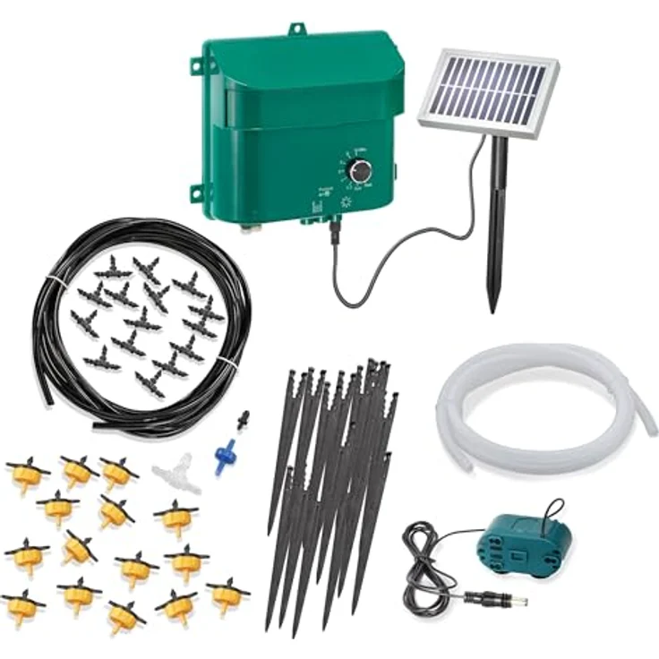 Esotec 101100 Solar Bewässerungssystem WATER DROPS ideal für Hochbeete – Bild 2