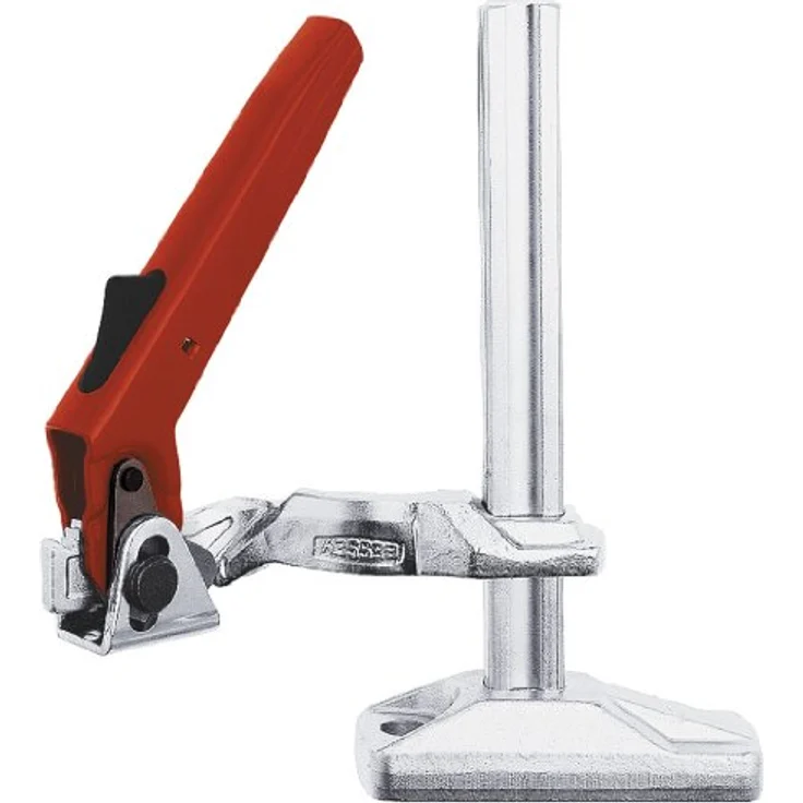 Bessey Maschinentischspanner BS, BS2N - Schraubzwinge aus vergütetem Stahl, galvanisch verzinkt, mit stufenloser Höhenverstellung und T-Nutenstein – Bild 1