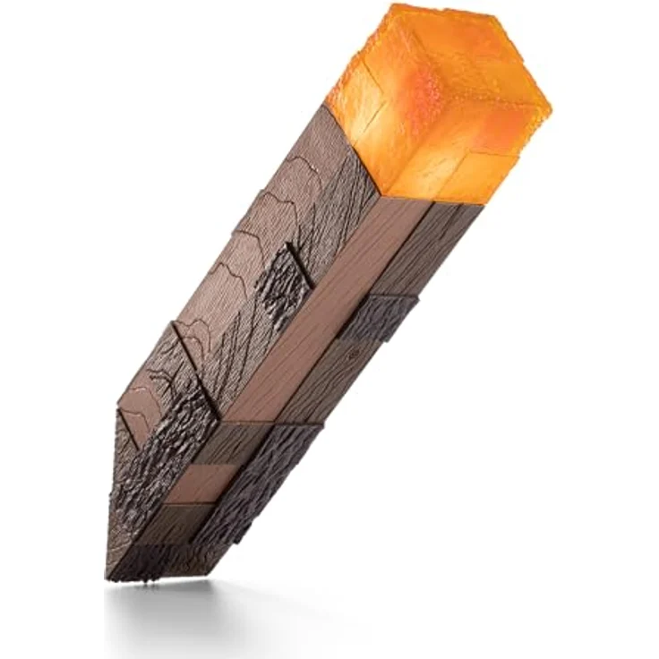 The Noble Collection Minecraft Taschenlampe mit berührungsaktivierter LED, 25,4 cm hoch, in quadratischer Form – Bild 2