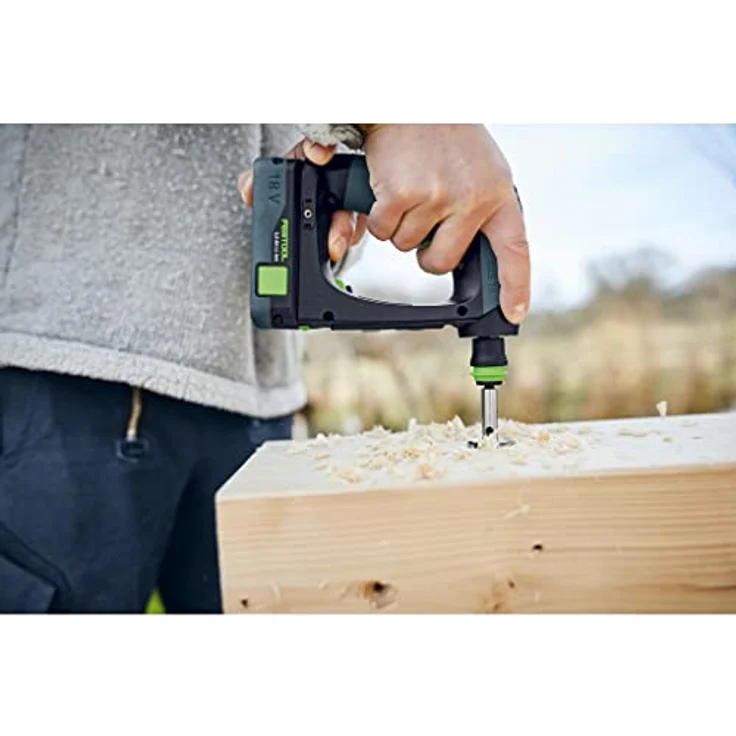 Festool Akku-Bohrschrauber CXS 18-Basic- 3,0, Kompakt und kraftvoll, inkl. 3,0 Ah Akkupack, Systainer und Schnellspannbohrfutter, 578063 – Bild 4