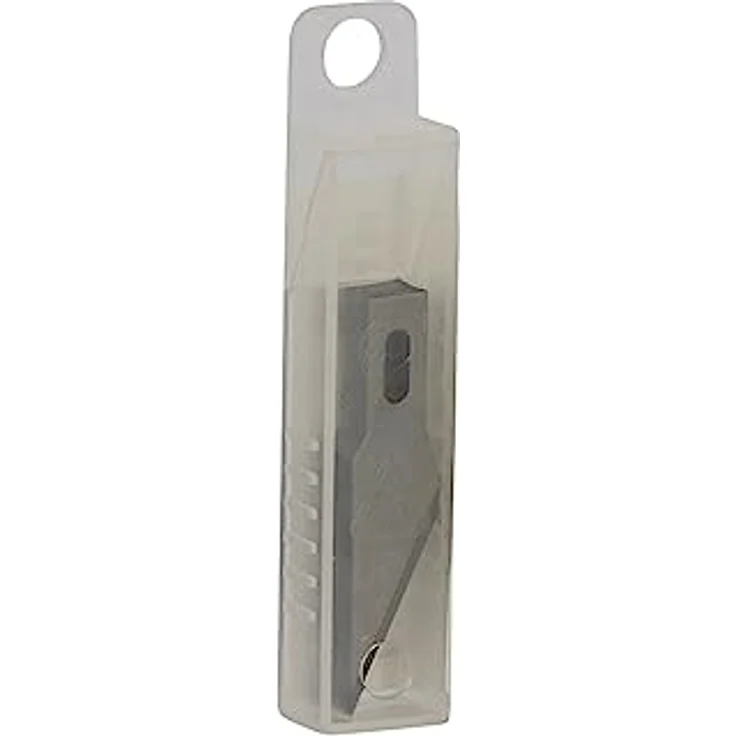 Wedo 7821 Ersatzklingen (für Skalpell und Hobbymesser, spitz, Kunststoffbox) 10 Stück, silber – Bild 5