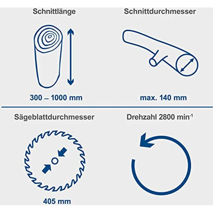 Scheppach Wippkreissäge HS410, Sägeblatt-: 405 mm – Bild 2