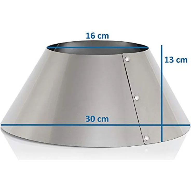 BBQ-Toro Edelstahl Kohlekorb Vulkan | Ø 30 cm | direktes und indirektes Grillen im Kugelgrill | Holzkohlekorb für 3-in-1 Nutzung | Trichter, Einsatz, Sear Zone, Grillzubehör – Bild 2