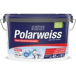 Schöner Wohnen Farbe Wandfarbe 'Polarweiß' matt, gute Deckkraft, 5 l für 42 m² Fläche
