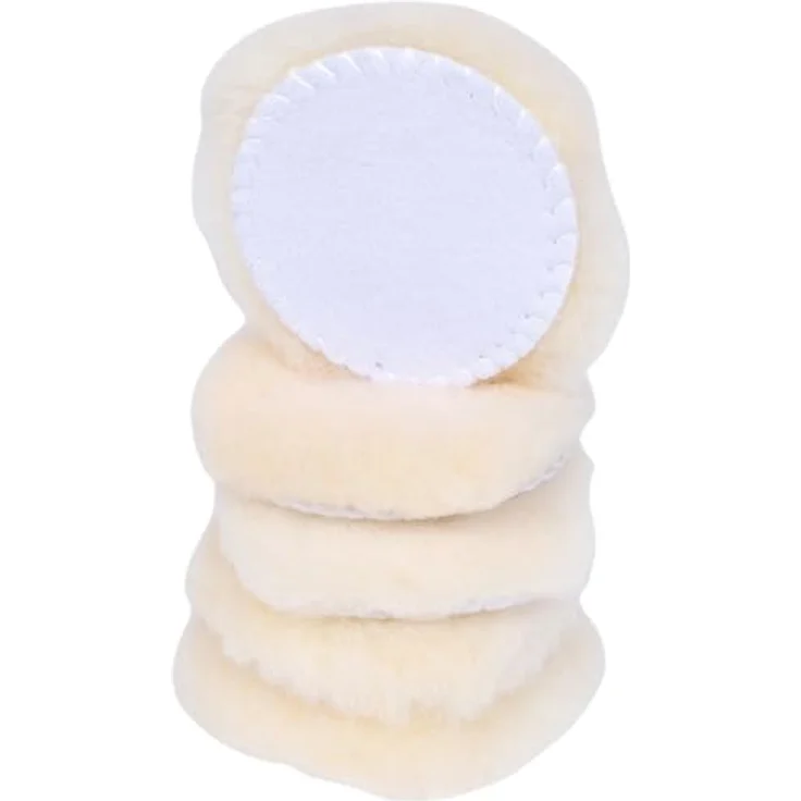 KSTOOLS Polierpad Lammfell, ø 80 mm, 5er Pack für perfektes Polieren glatter Oberflächen – Bild 3