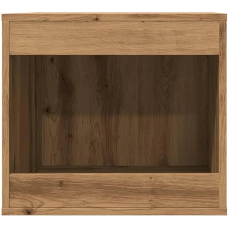 vidaXL Katzenklo Schrank, Katzentoilette Beistelltisch, Verstecktes Design, Artisan-Eiche Holzwerkstoff – Bild 5