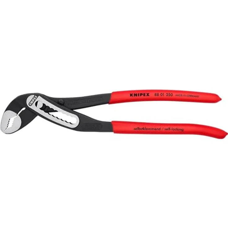 KNIPEX 88 01 250 Alligator Wasserpumpenzange schwarz atramentiert mit rutschhemmendem Kunststoff überzogen 250 mm – Bild 3