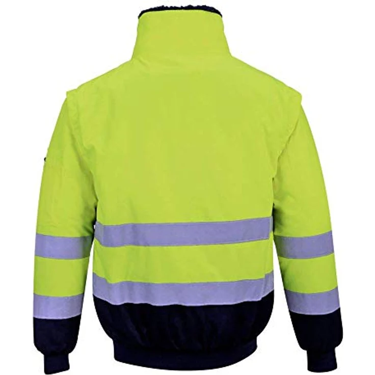 Portwest Hi-Vis Warnschutz 3-in-1 Pilotjacke Gelb/Schwarz, EN ISO 20471 Class 3, XXL – Bild 2