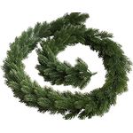 Botanic-Haus Künstliche Tannengirlande Bavaria rundgebunden, 180 cm, ideal für Weihnachtsdekoration