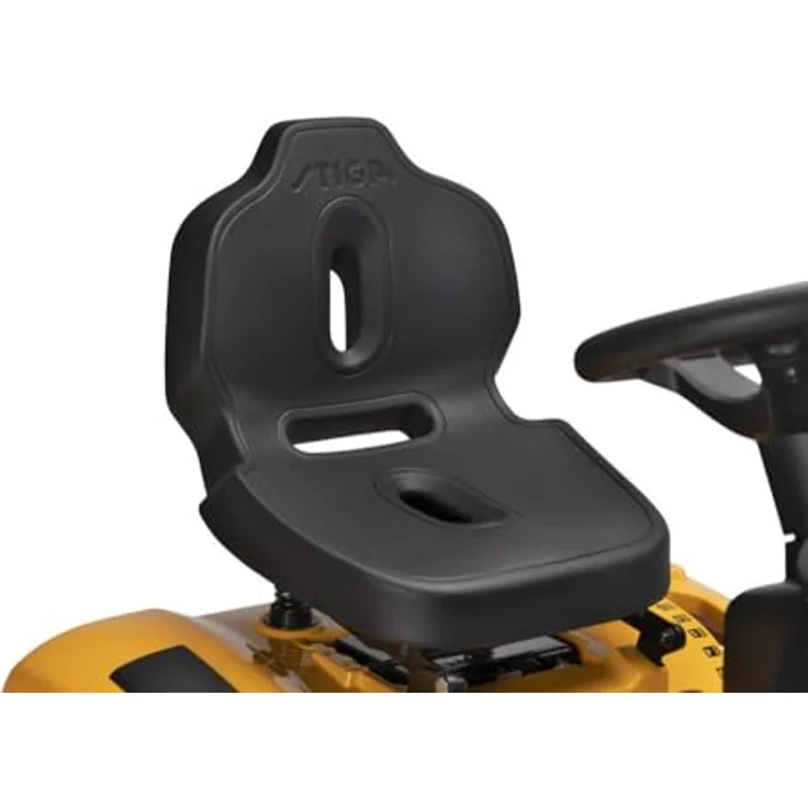 STIGA Akku-Rasentraktor Tornado 598e, 98 cm Schnittbreite, benzin- und abgasfrei, E-Traktor, grün – Bild 3