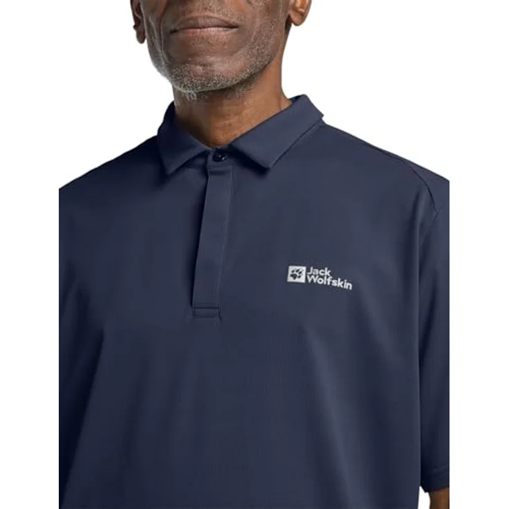 Jack Wolfskin Poloshirt DELGAMI POLO M, atmungsaktiv und inspiriert von den Bergen – Bild 5