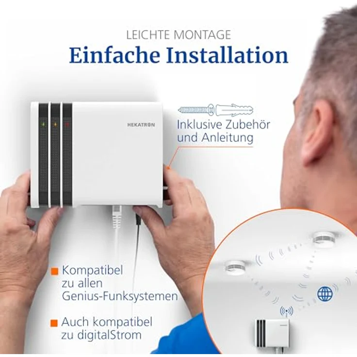 Genius Port Funkgateway für Rauchmelder, Feueralarme jederzeit und Überall empfangen – Bild 6