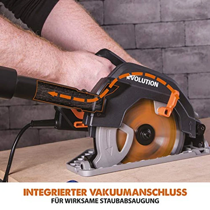 Evolution Power Tools R185CCS Mehrzweck-Kreissäge (185 mm, 1600 W, 230 V) – Bild 16