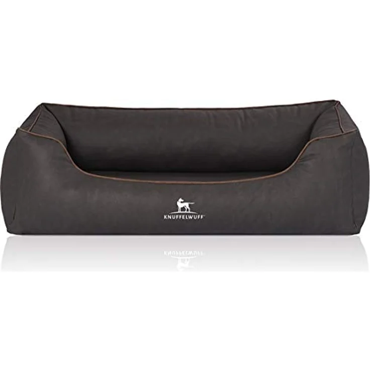 Knuffelwuff Orthopädisches Hundebett Rockland XXL 120 x 85cm Schwarz - abnehmbarer Bezug - leicht zu reinigen – Bild 2