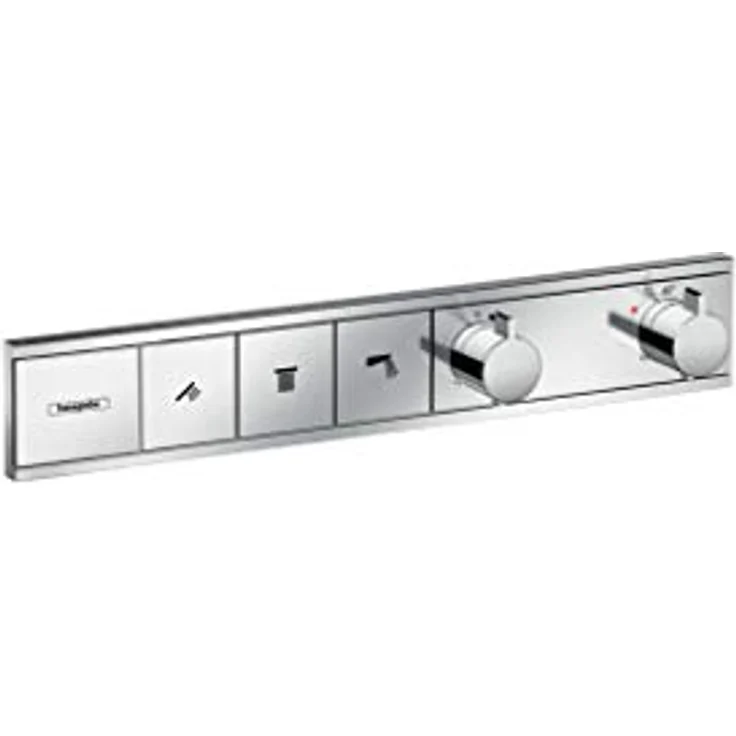 hansgrohe Unterputz Thermostat RainSelect (für 3 Funktionen) chrom - Premium-Design, flexibel und sicher – Bild 1