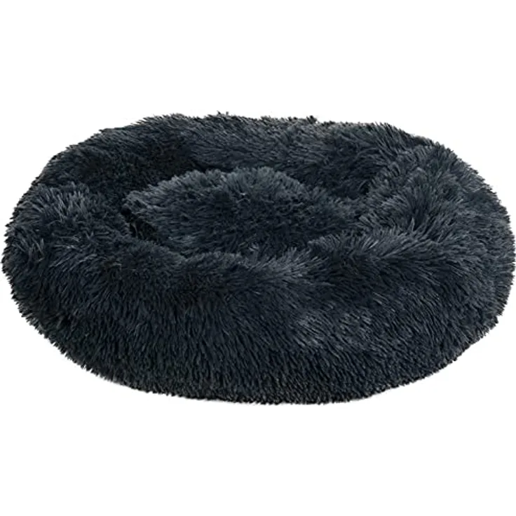 HKM Fluffy Hundebett dunkelgrau 70cm x 25cm