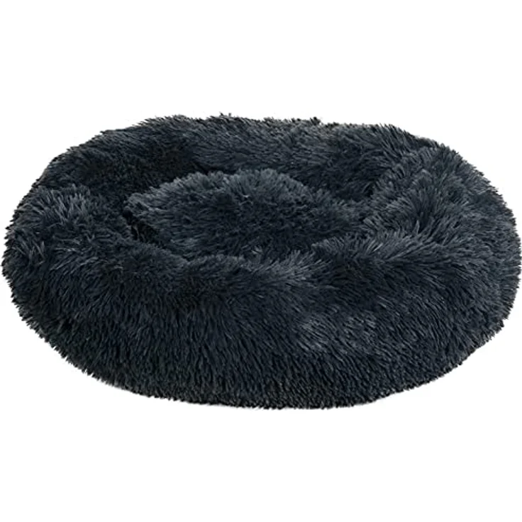 HKM Fluffy Hundebett dunkelgrau 70cm x 25cm